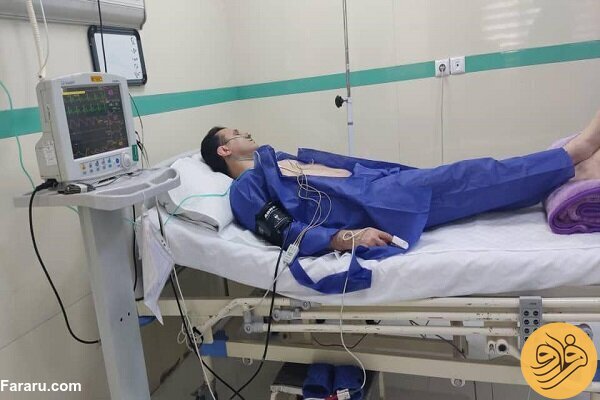 (عکس) بستری شدن آرش میراسماعیلی در بیمارستان