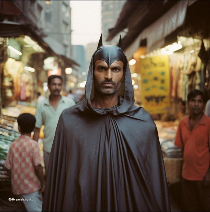 (عکس) بتمن و سوپرمن اگر هندی بودند