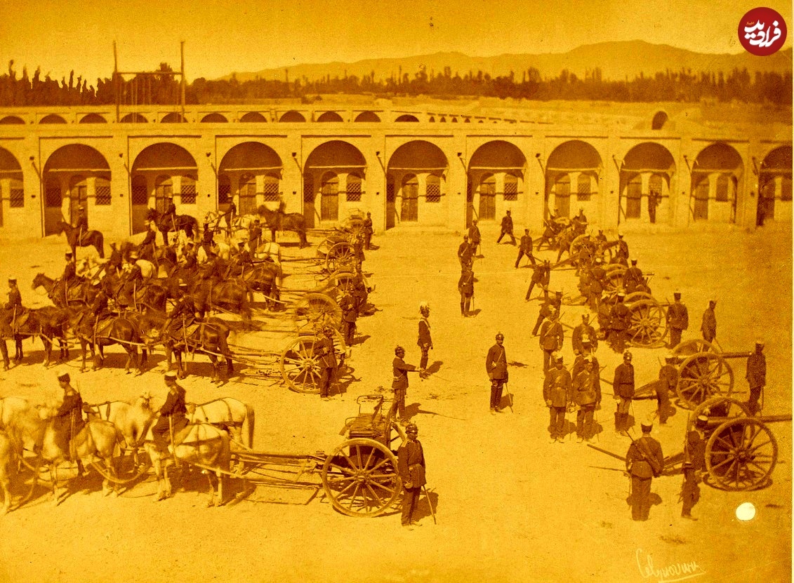 «تمرینات نظامی» در دوران قاجار