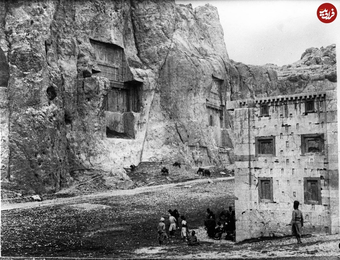 عکس‌های دیده نشده از تخت جمشید و کعبۀ زرتشت در دوران قاجار