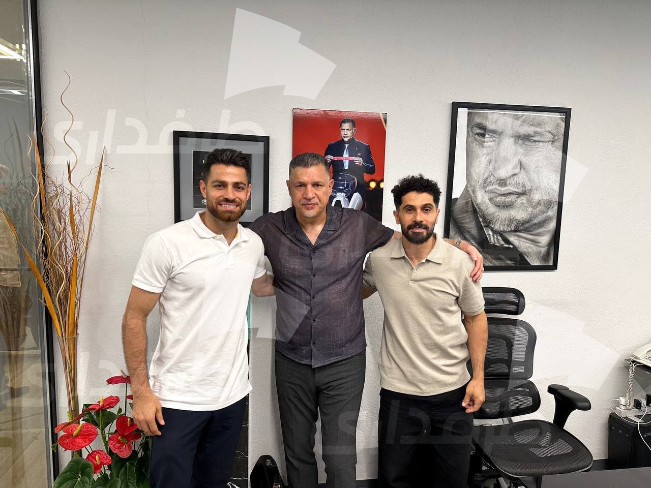 (عکس) ملاقات کاپیتان و ستاره ملی پوش پرسپولیس با علی دایی