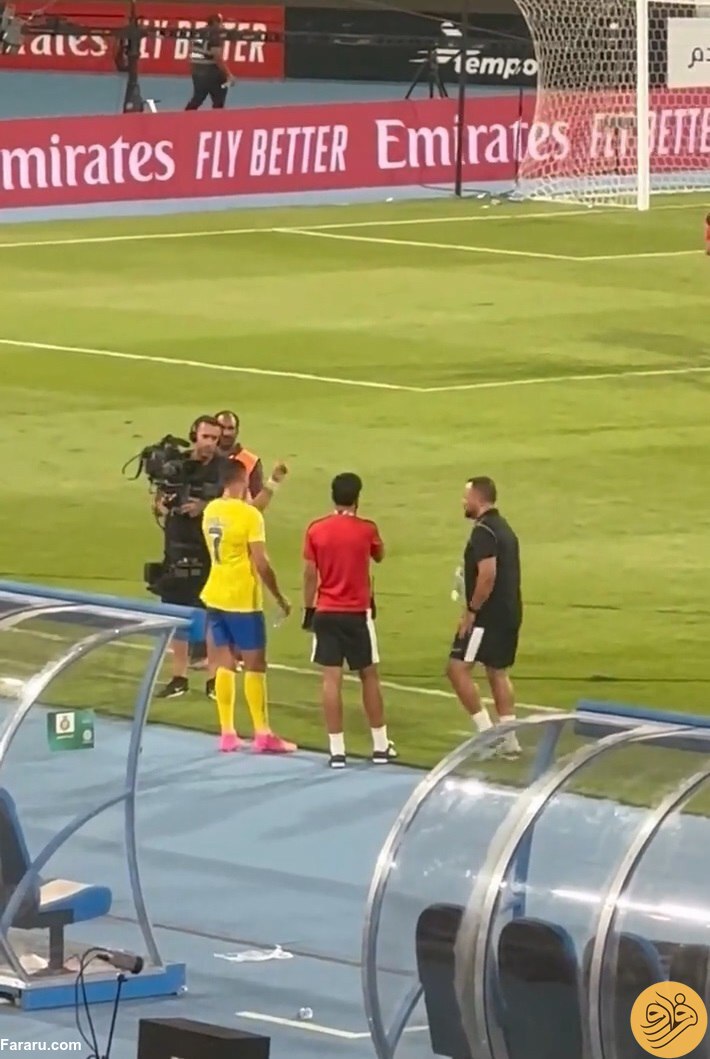 (عکس) حرکت زشت کریستیانو رونالدو مقابل فیلمبردار 