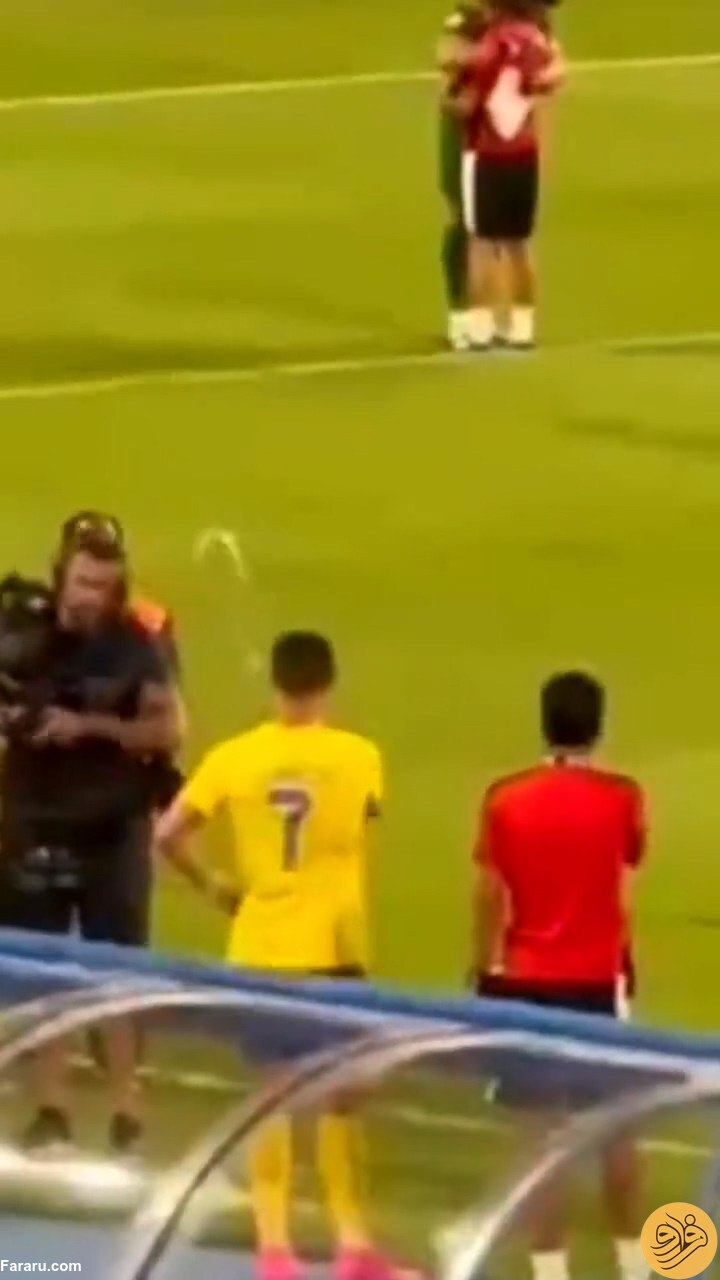 (عکس) حرکت زشت کریستیانو رونالدو مقابل فیلمبردار 