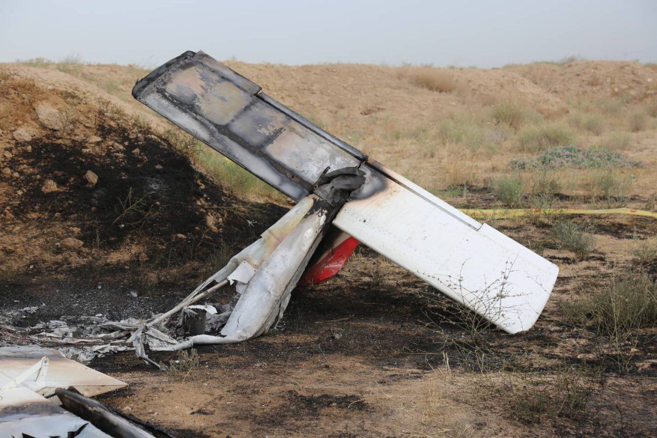 (عکس) اولین تصاویر از سقوط هواپیمای آموزشی کرج ////