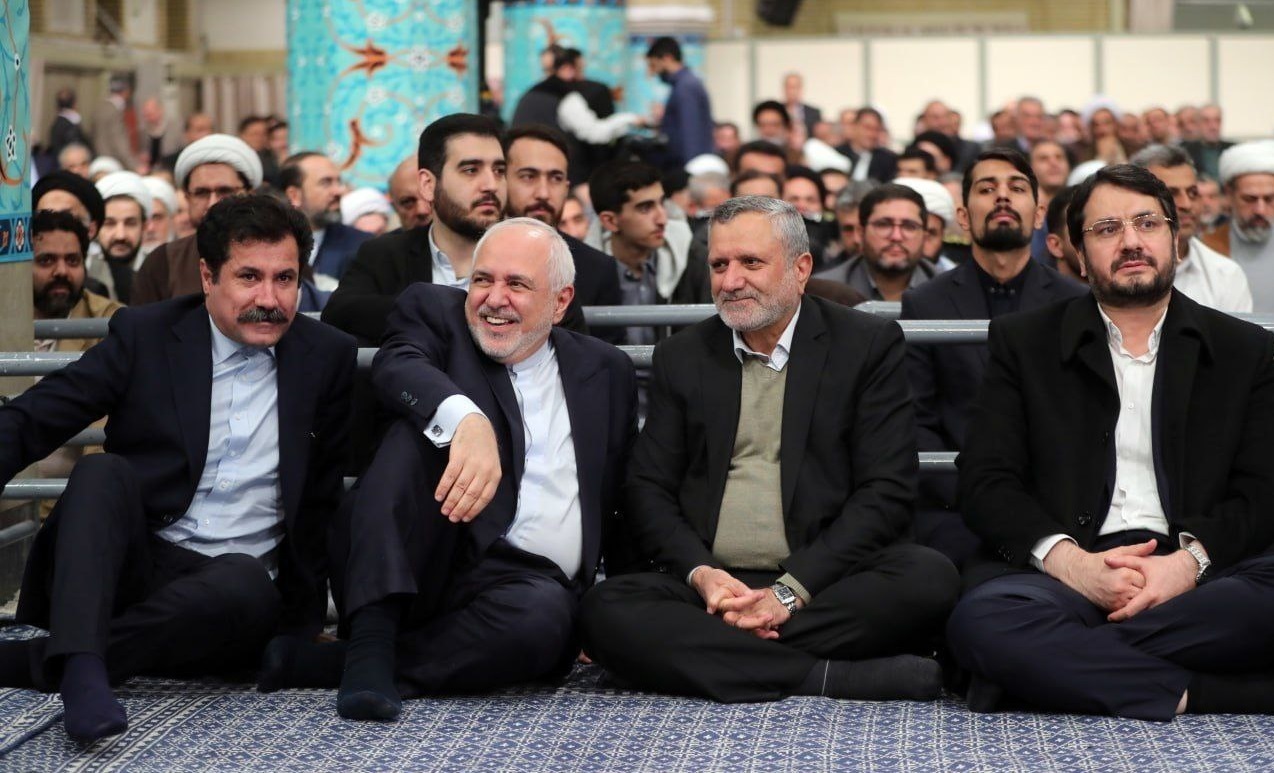 حضور احمدی‌نژاد و ظریف در دیدار مسئولان با رهبر انقلاب
