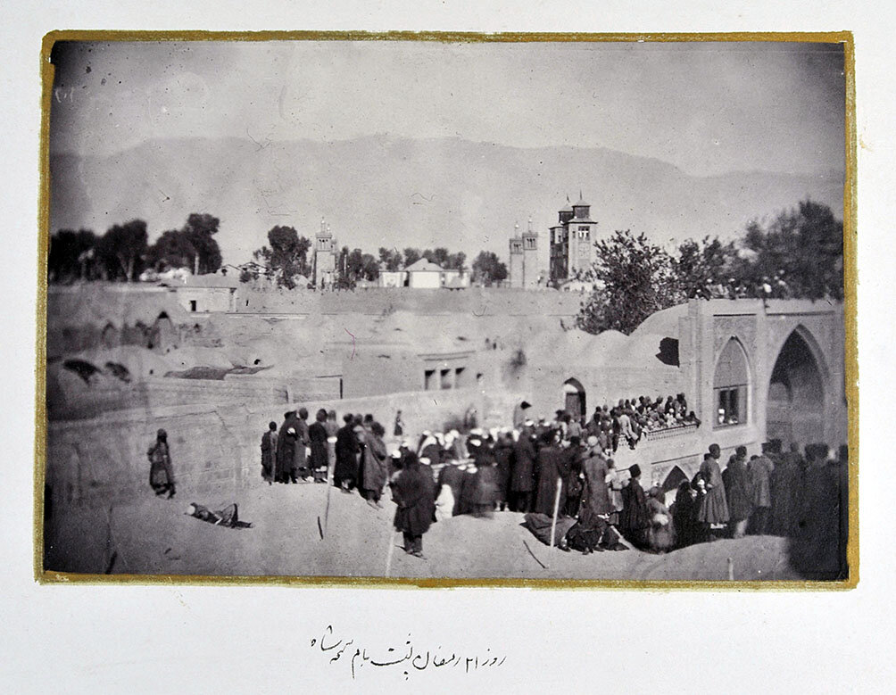 عکس/ تهران عصر قاجار؛ از شمسالعماره نیمهتمام تا پشتبام مسجد شاه