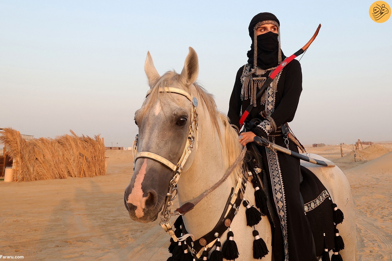 (ویدئو) اولین زن شوالیه در عربستان