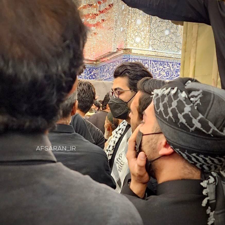 (تصویر) فرزاد حسنی و ارسلان قاسمی در کربلا