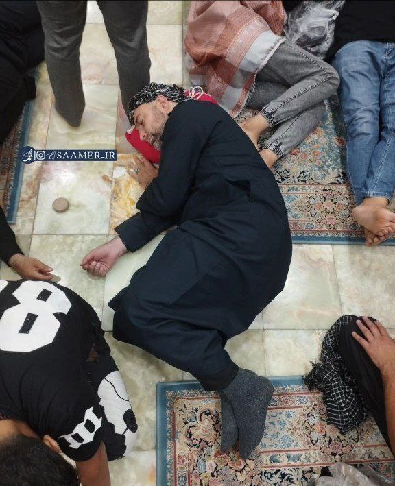 داماد آمریکایی حدادعادل در راهپیمایی اربعین