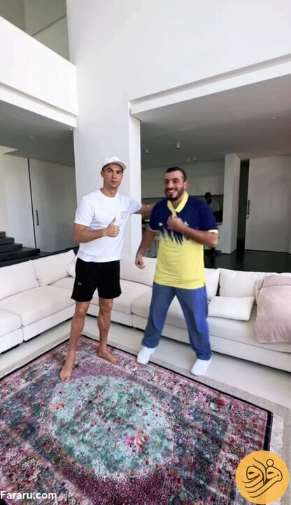 (عکس) رفتار عجیب کریستیانو رونالدو با هدیه ارزشمند پرسپولیس