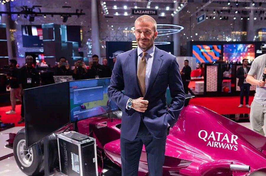 (عکس) برگزاری یکی از مهم‌ترین هفته‌های خودرویی جهان با حضور دیوید بکهام در نزدیکی ایران