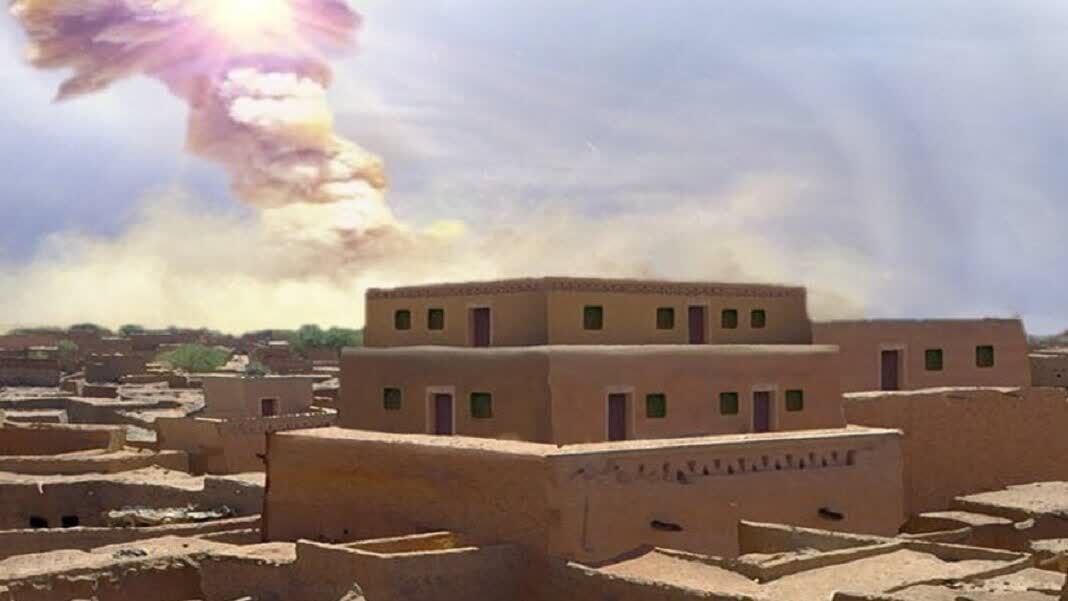(عکس) شواهد یک انفجار باستانی ویرانگر در سوریه