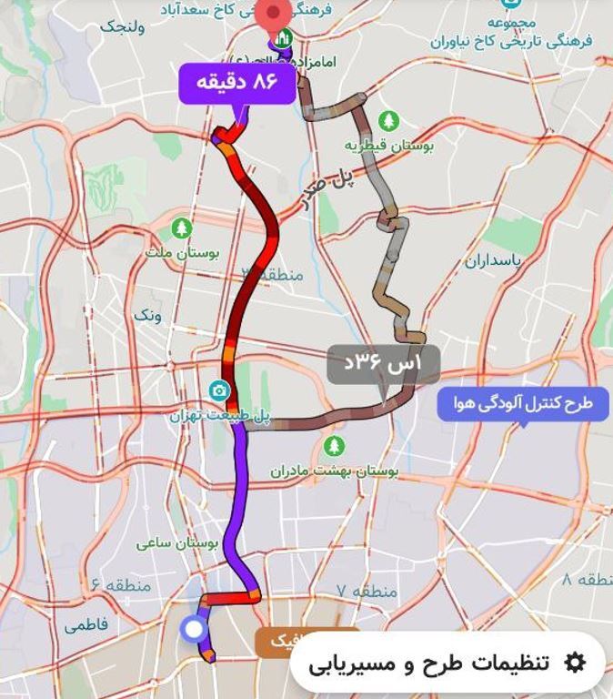 بلایی که اولین باران پاییزی بر سر ترافیک تهران آورد؛ تهران قم نزدیکتر از خانی‌آباد تجریش