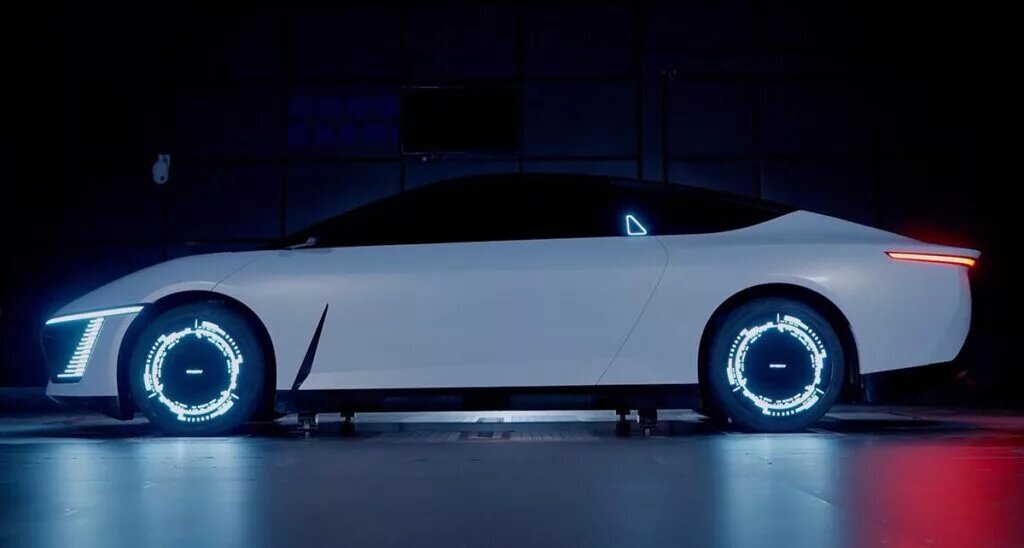 (عکس) این شاهکار خارق‌العاده ساخت چین است / آیرودینامیک‌ترین خودروی جهان