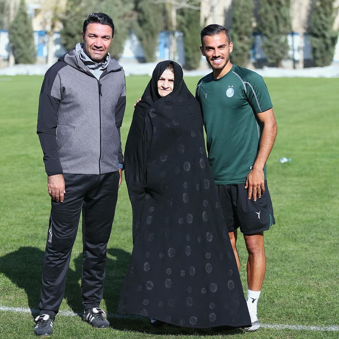 (عکس) تمرین استقلال میزبان یک میهمان متفاوت