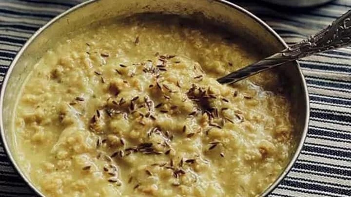 طرز تهیه آش بلغور شیر مشهدی