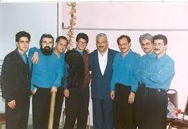 تصاویر کمتر دیده شده از زنده یاد جمشید عندلیبی در کنار شجریان