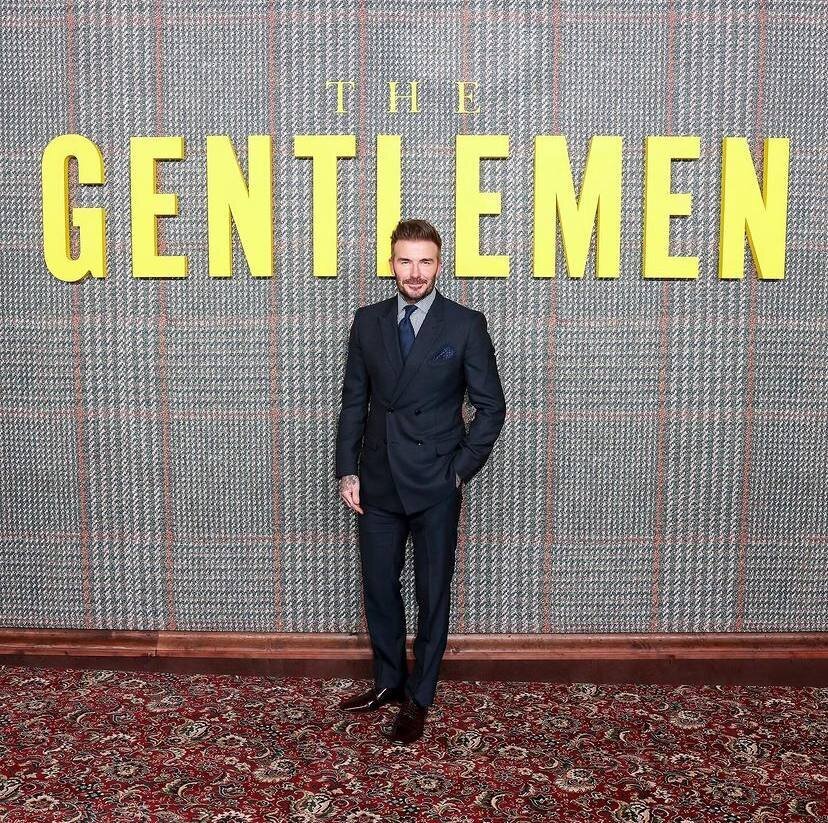 (عکس) دیوید بکام در مراسم فرش قرمز سریال جدید نتفلیکس