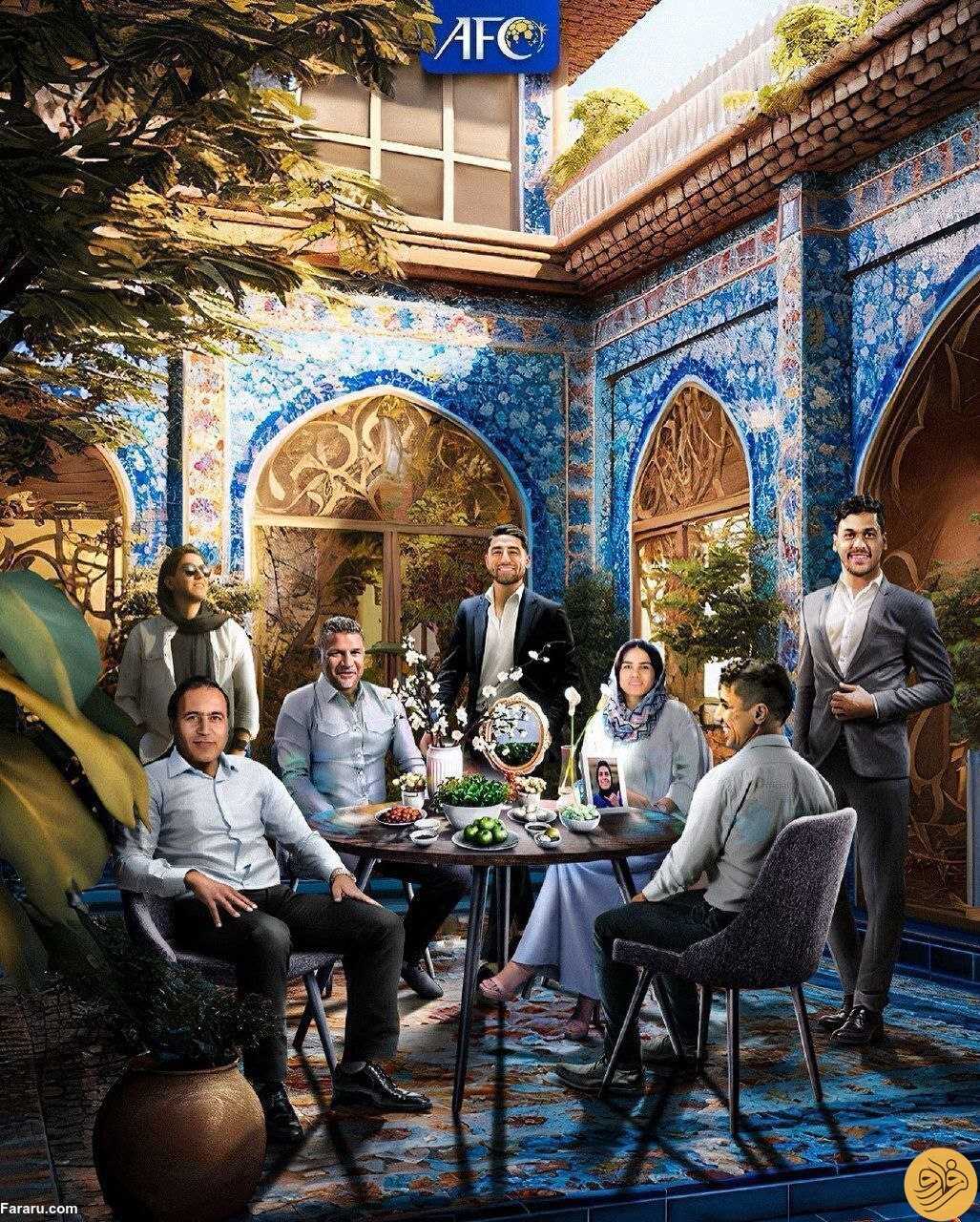 سفره هفت‌سین اسطوره‌های ایرانی به روایت AFC