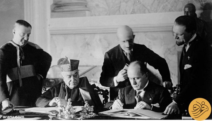 پاپ و موسولینی: اتحاد نامقدس مخفی؛ چگونه کلیسای کاتولیک با موسولینی همبستر شد؟