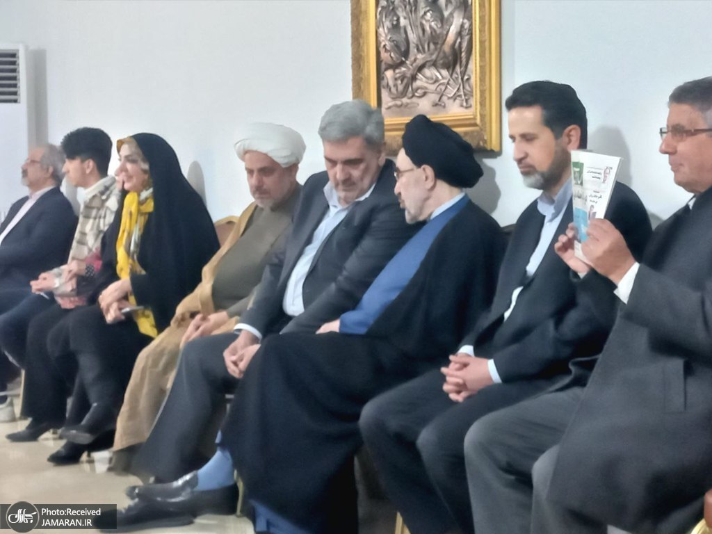 (تصاویر) مراسم عید دیدنی سید محمد خاتمی برگزار شد