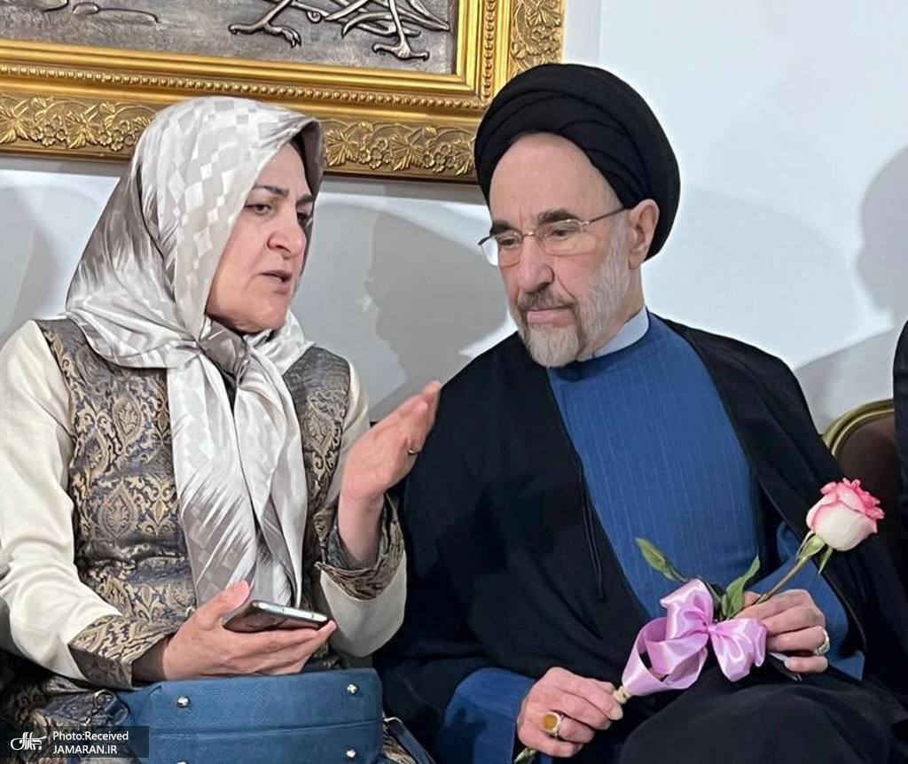 (تصاویر) مراسم عید دیدنی سید محمد خاتمی برگزار شد