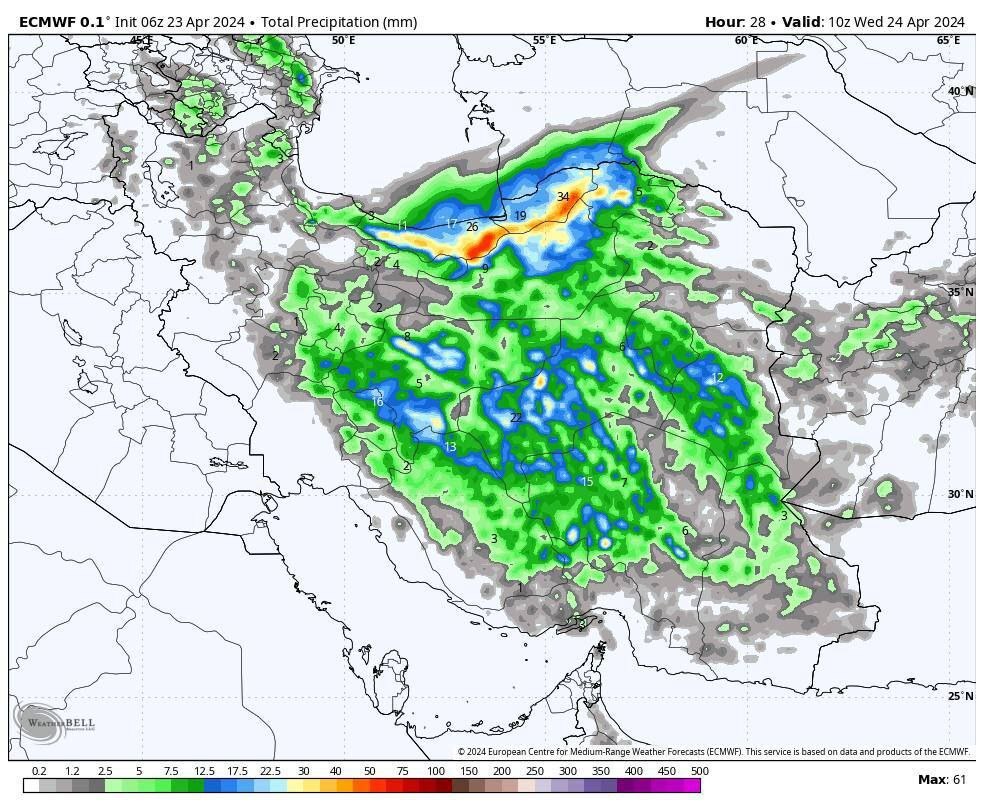 شدت بارش‌ها همچنان ادامه دارند