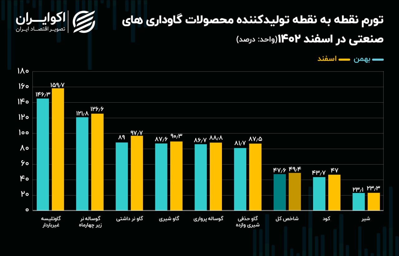 تورم سالانه تولید گوشت از مرز ۱۰۰ درصد عبور کرد///
