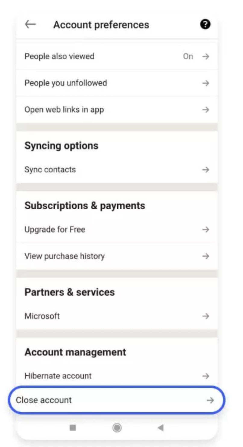 چگونه حساب لینکدین خود را برای همیشه حذف کنیم؟