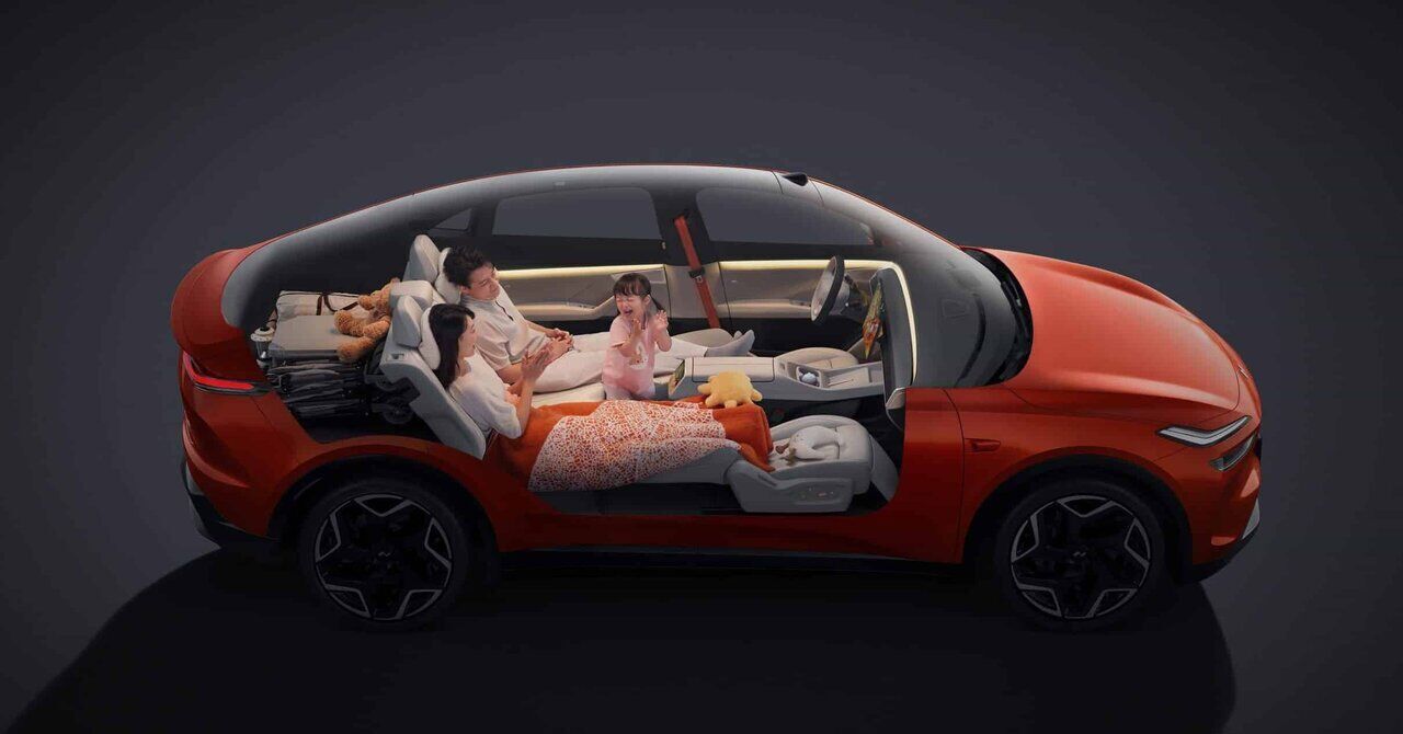 این خودروی چینی شبیه به یک خانه است!