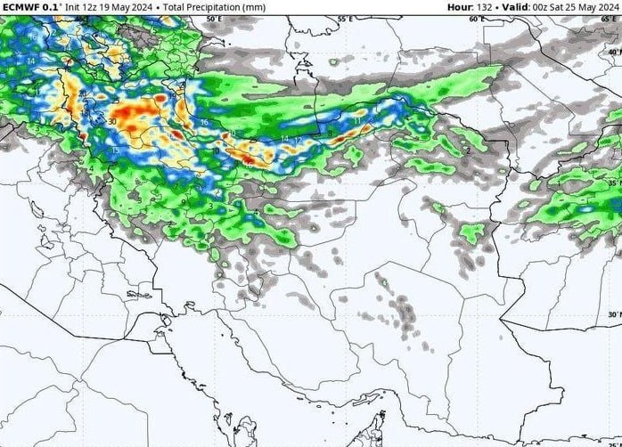 هشدار نارنجی هواشناسی برای این منطقه از کشور