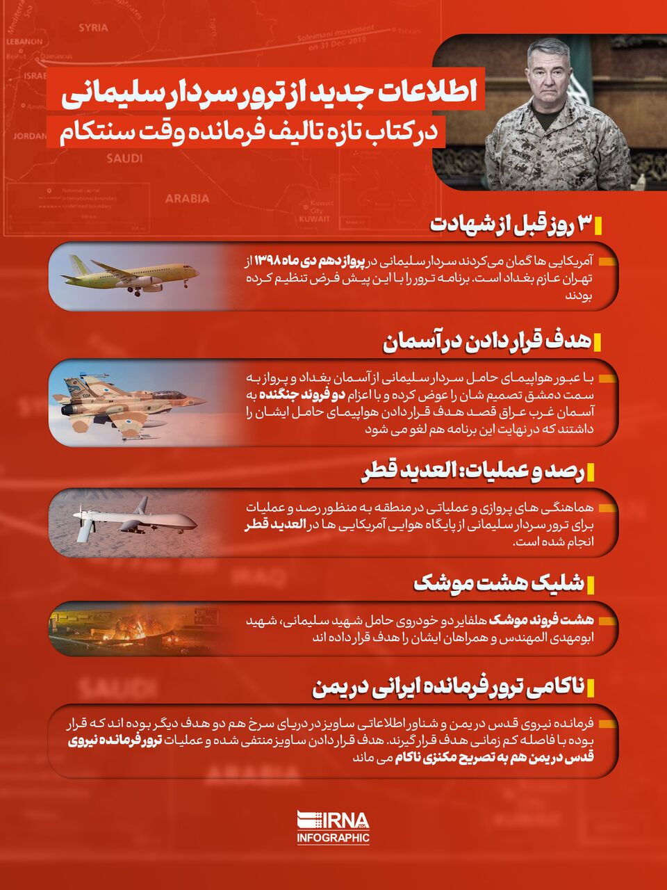 اطلاعات تازه از ترور سردار سلیمانی