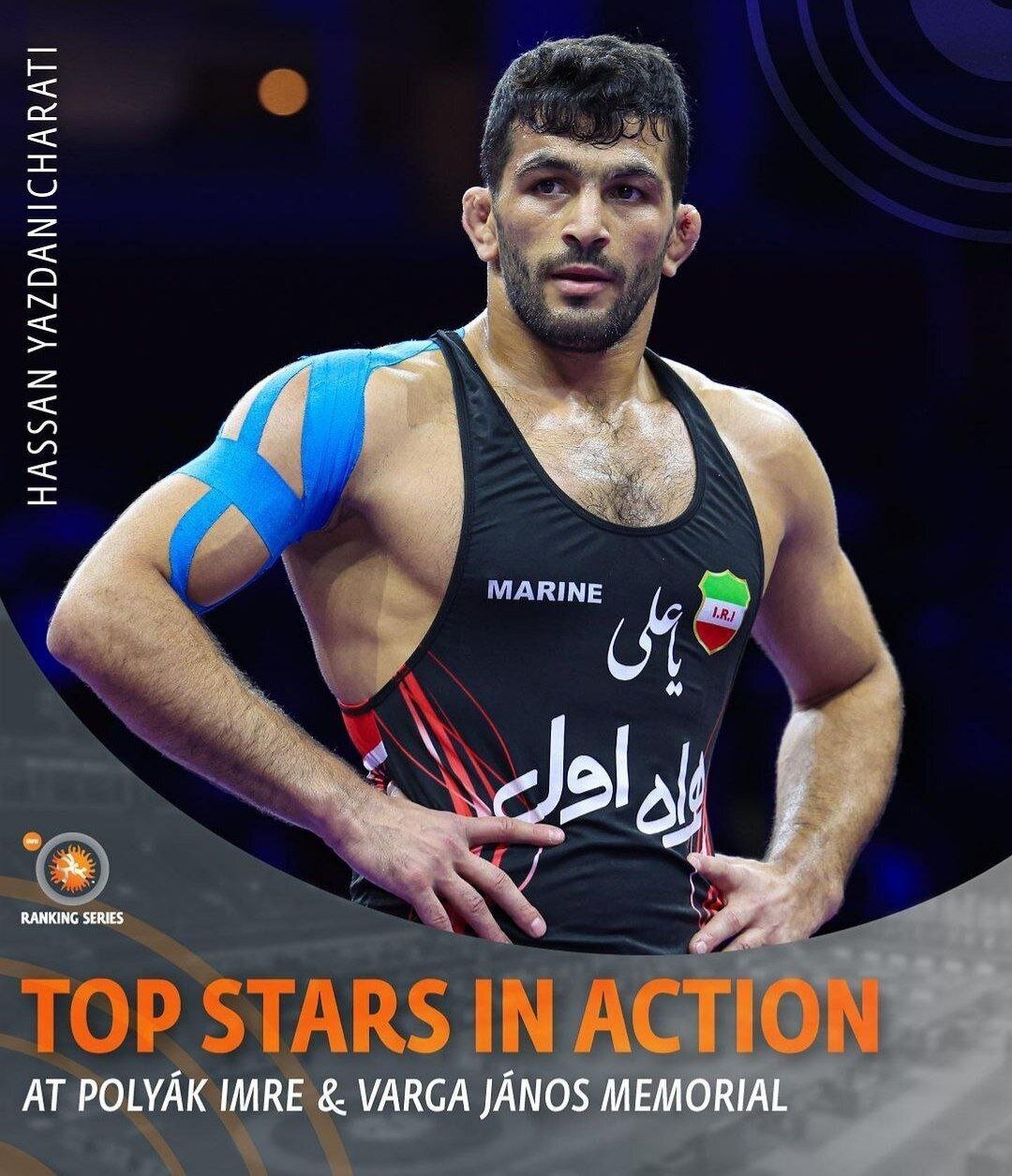 پوستر اتحادیه جهانی کشتی درباره حسن یزدانی | جمعه منتظر باشید!