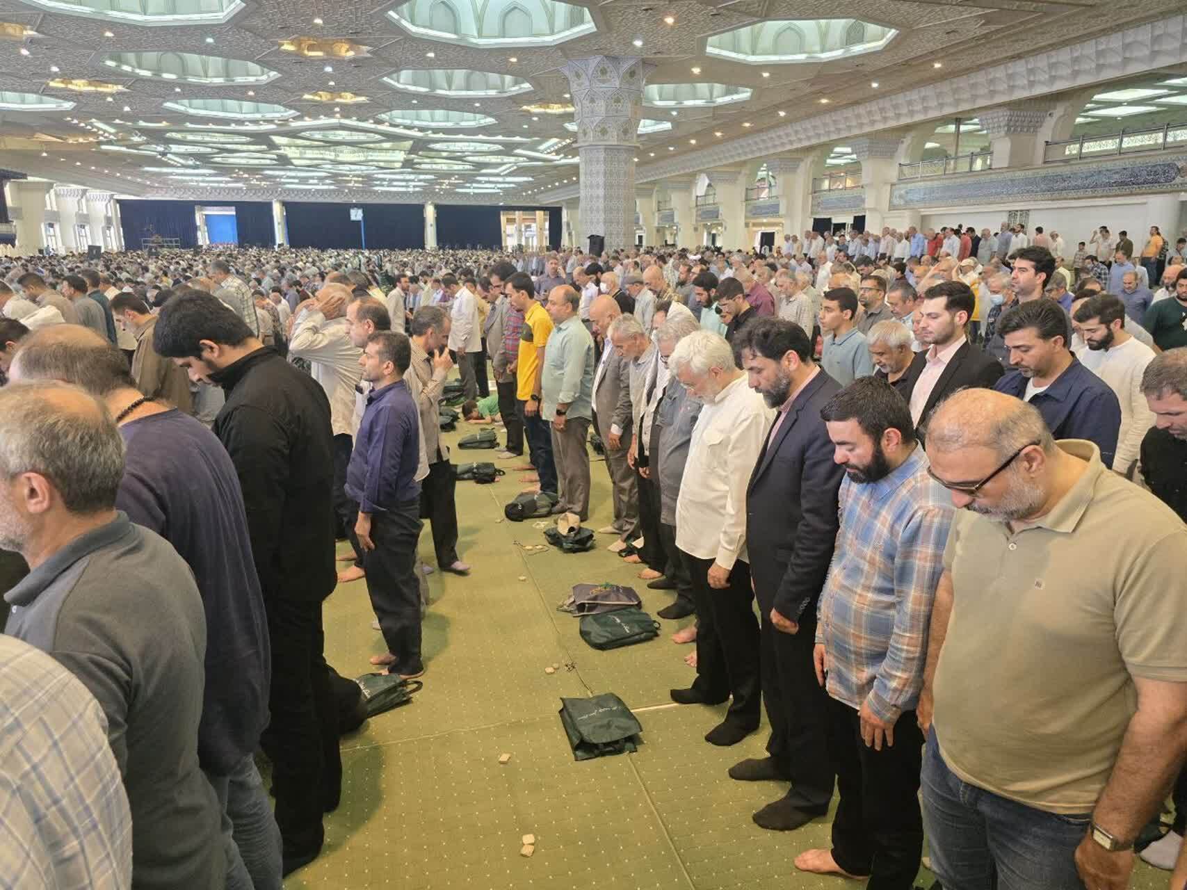 سعید جلیلی امروز در نماز جمعه تهران، حضور یافت///