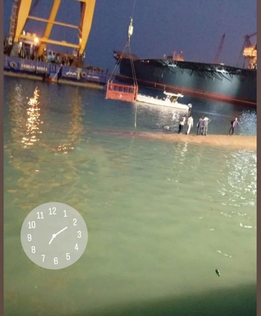 ناو سهند دوباره به زیر آب رفت!