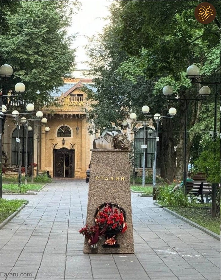 (عکس) سر مجسمه استالین در نزدیکی مسکو از تنش جدا شد