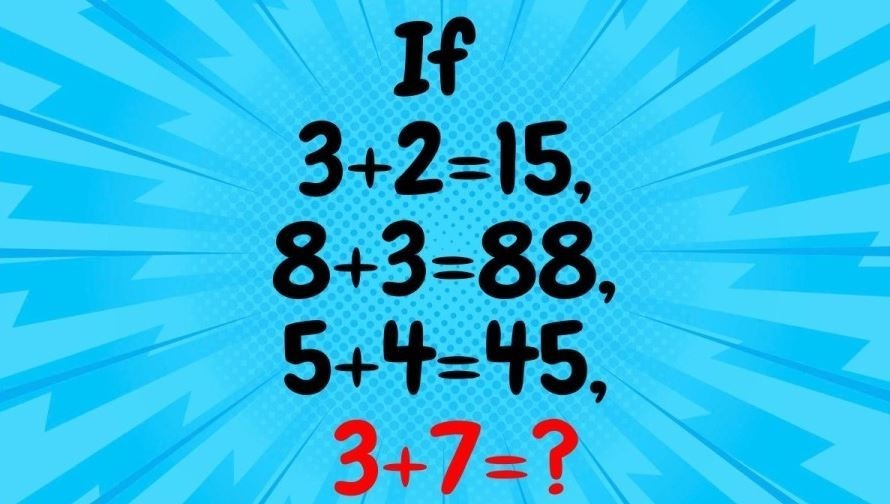 این معمای ریاضی کمی دشوار است و یک دقیقه زمان دارید!