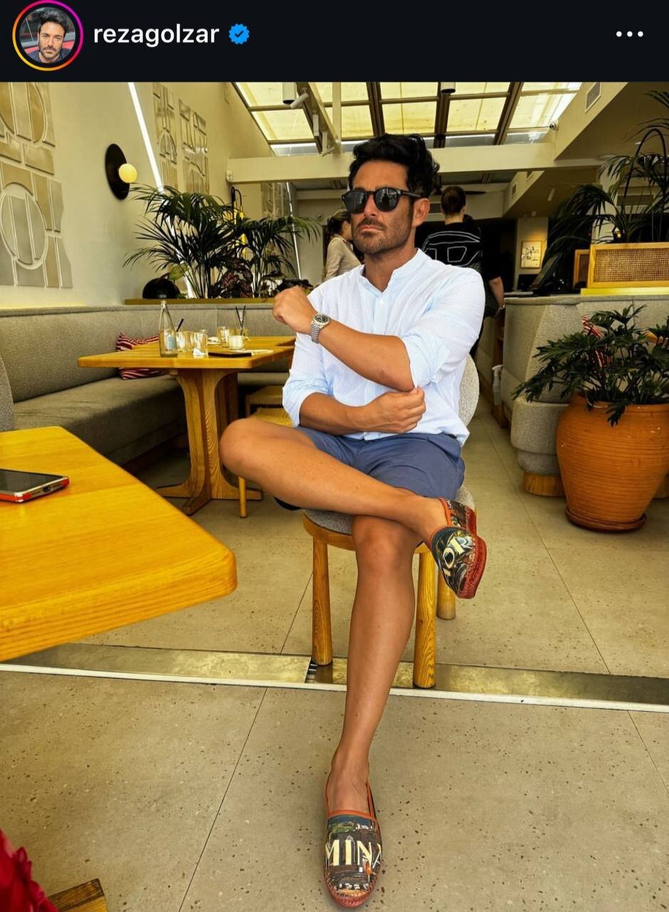 (تصویر) کفش‌های عجیب اما گران‌قیمت محمدرضا گلزار