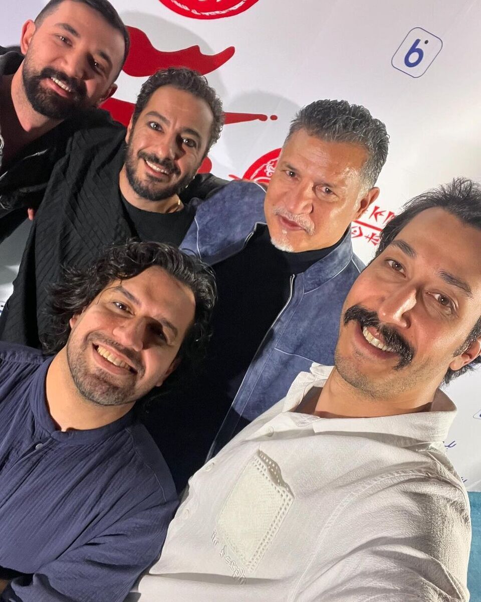 (تصویر) نوید محمدزاده و بهرام افشاری در کنار علی دایی