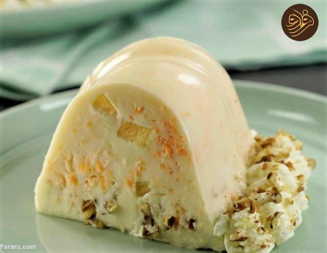 دسر آناناس و بستنی
