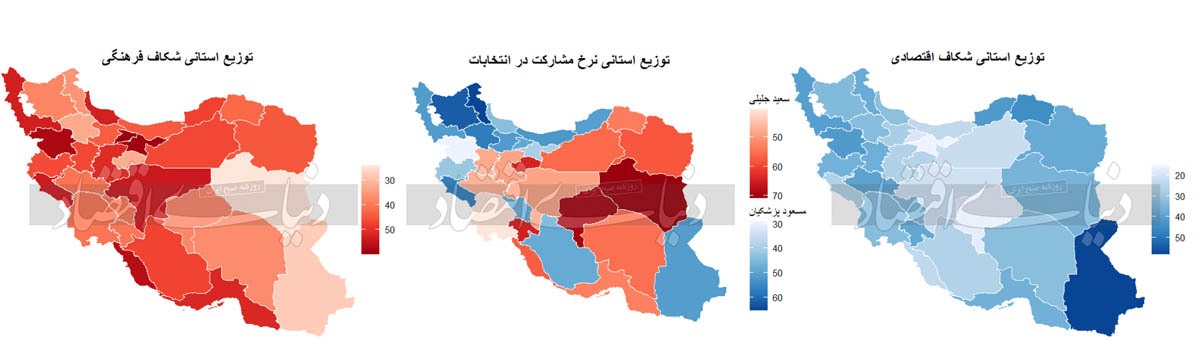 تصویر دوقطبی جامعه ایران