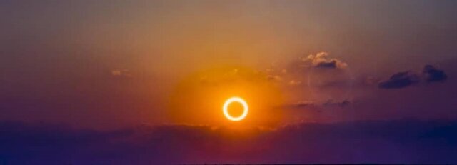 (ویدیو) وقوع‌ دومین خورشیدگرفتگی امسال به‌صورت حلقوی/ این پدیده در ایران و آسیا قابل مشاهده نیست