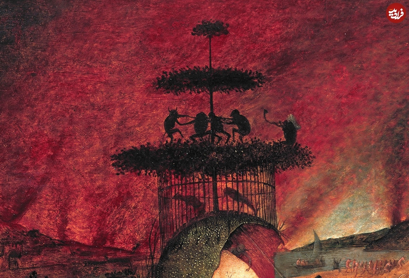 زنی که جهنم را غارت می‌کند؛ صحنه‌های عجیب یک نقاشی ۴۵۰ ساله