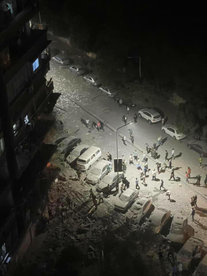 (ویدیو) حمله اسرائیل به نزدیکی سفارت ایران در سوریه