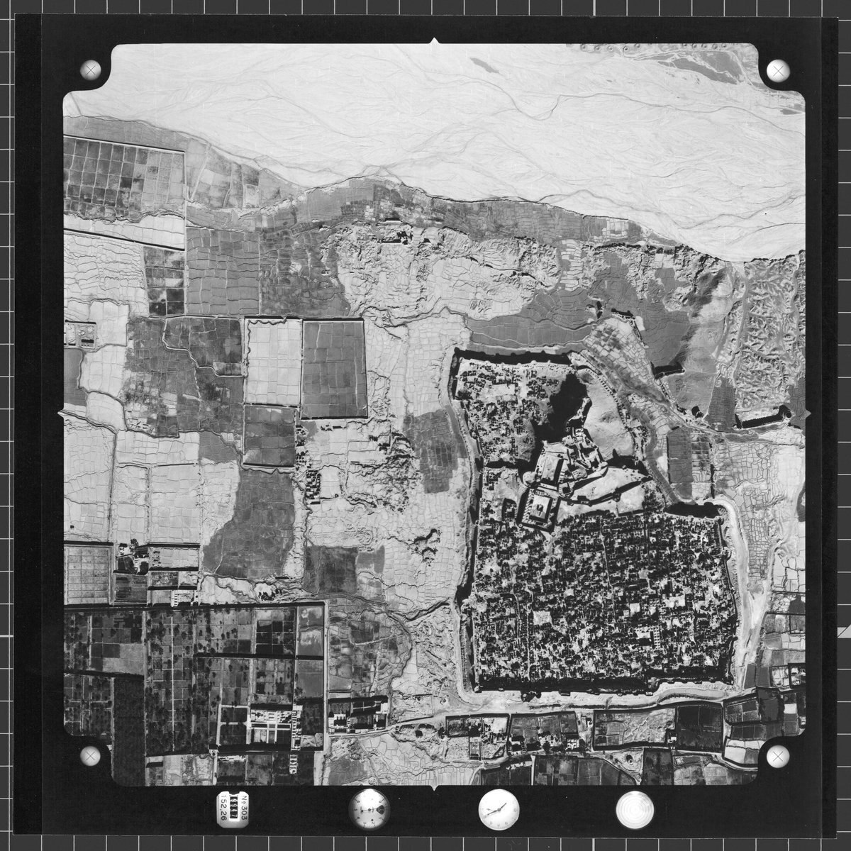 عکس هوایی بم، سال ١٣٣۵