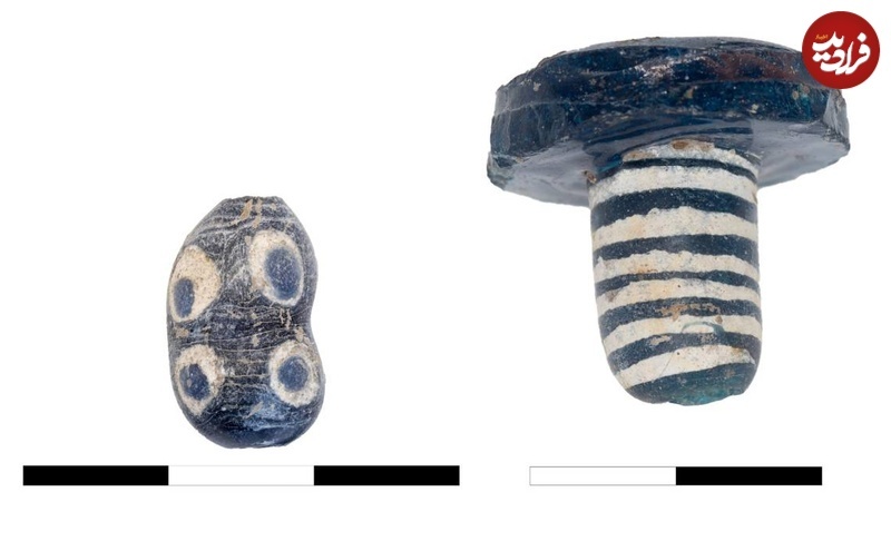 کارگاه شیشه‌گری با شیشه‌های رنگارنگ بعد از ۳ هزار سال از زیر خاک بیرون آمد