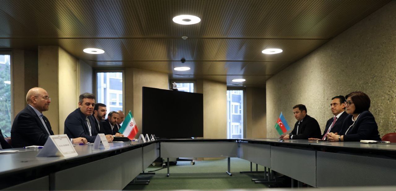 (تصویر) دیدار قالیباف با همتای آذربایجانی