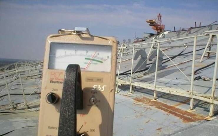 سطح تشعشعات چرنوبیل