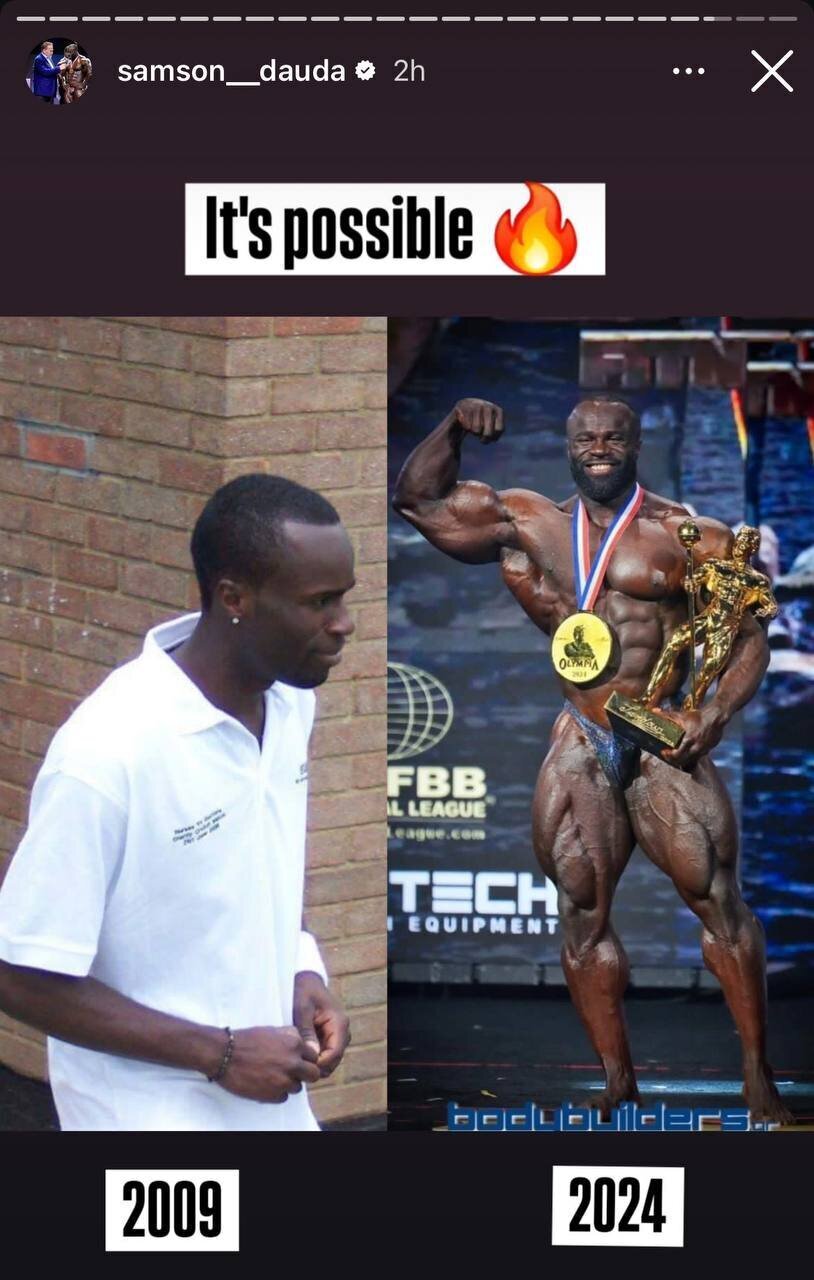 بدن نحیف ۱۵ سال پیش قهرمان مستر المپیا