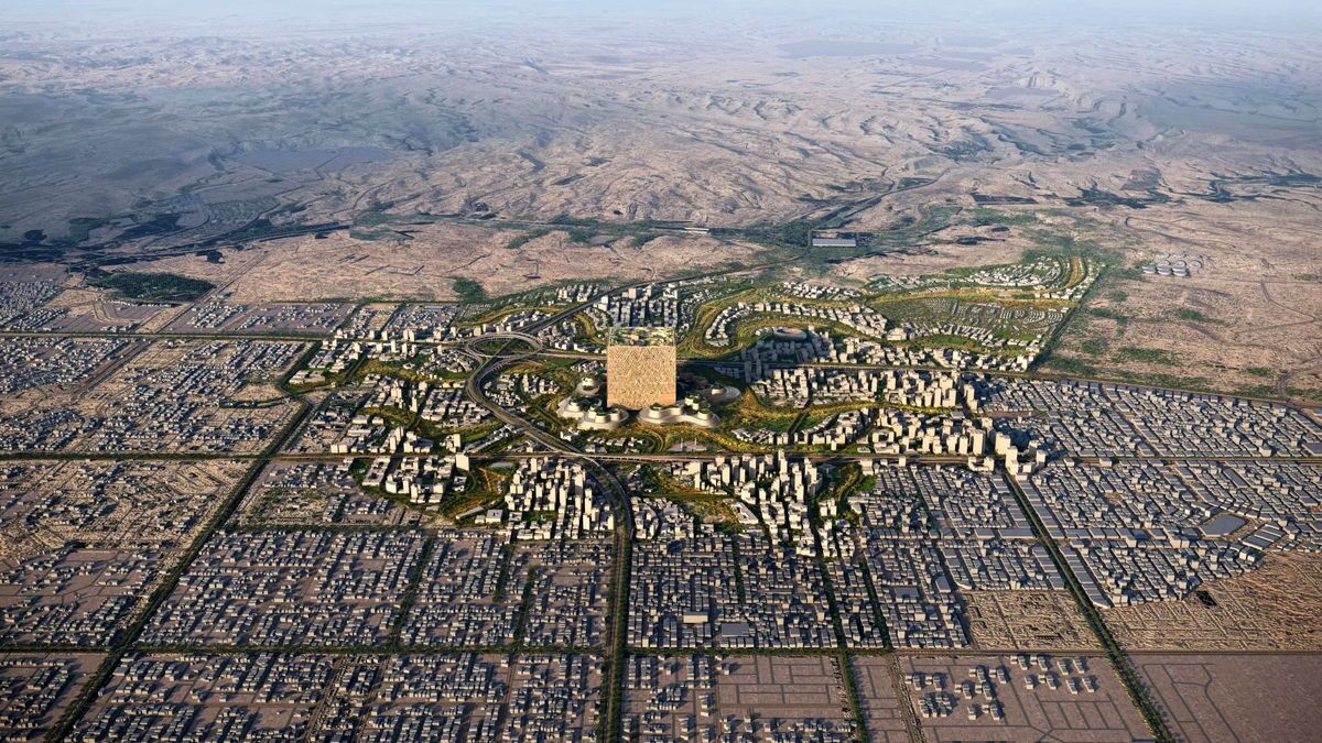 خیز بن سلمان برای رونمایی از بزرگ‌ترین سازه دست بشر ////